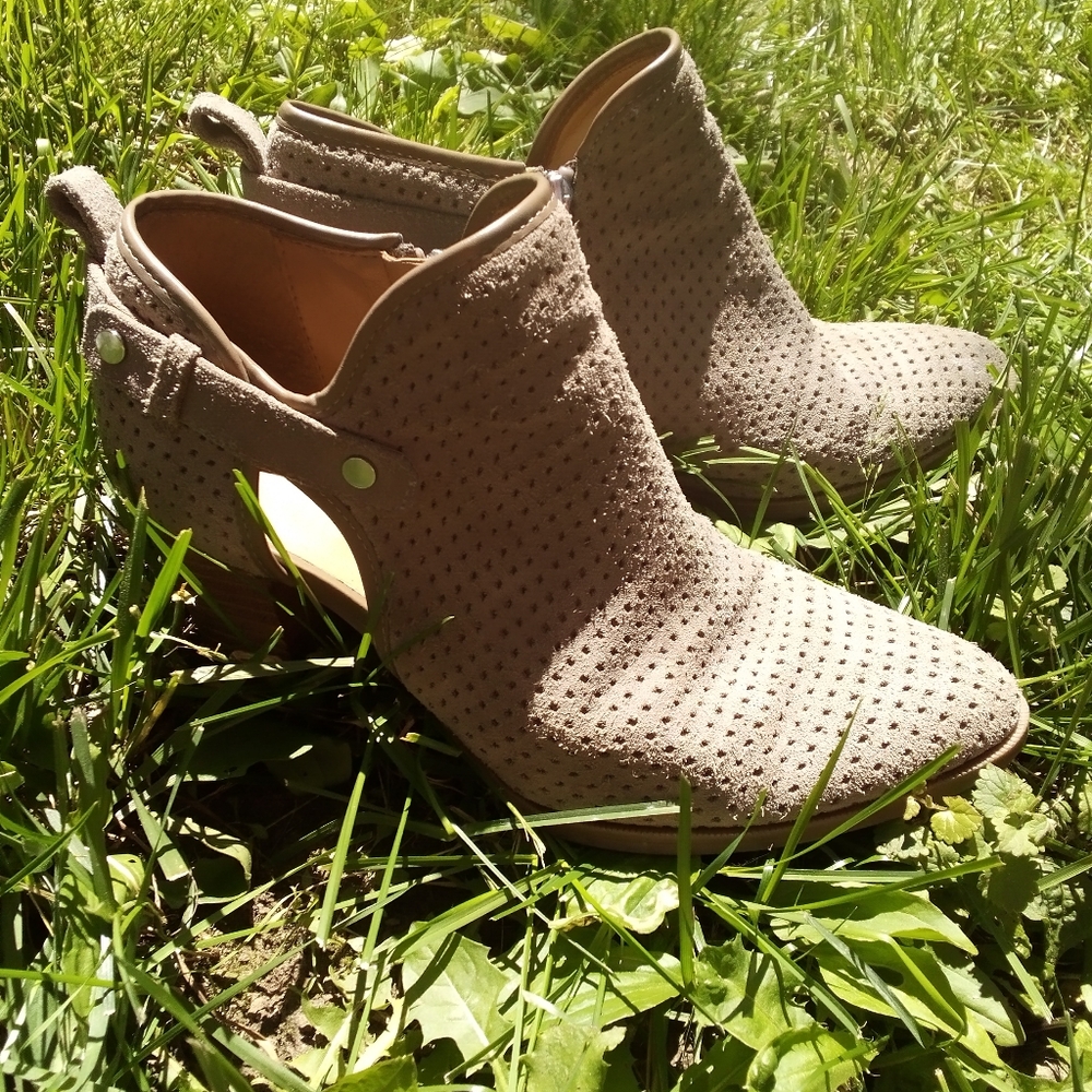 Beige Franco Sarto Boots